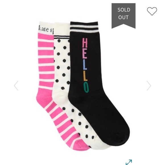 kate spade Accessories - Kate Spade Crew Cut Sock Pack